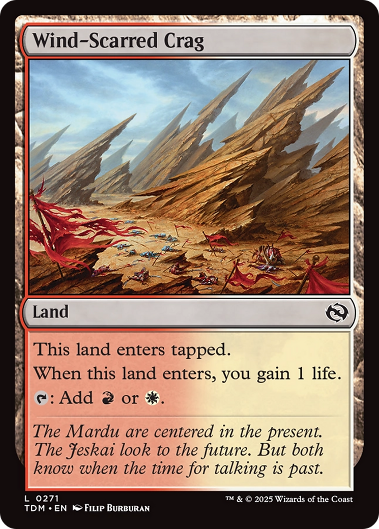 Wind-Scarred Crag [Tarkir: Dragonstorm] | The CG Realm