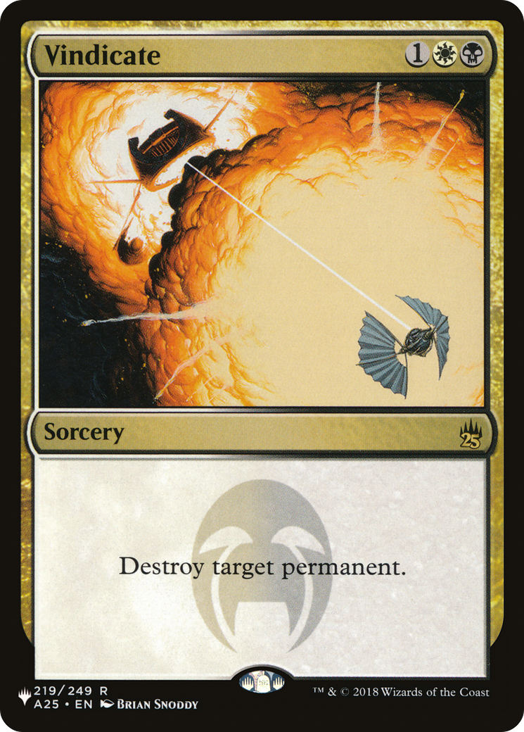 Vindicate [The List] | The CG Realm