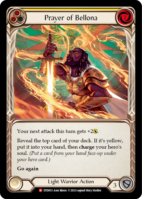 Prayer of Bellona [DTD053] (Dusk Till Dawn)  Rainbow Foil | The CG Realm