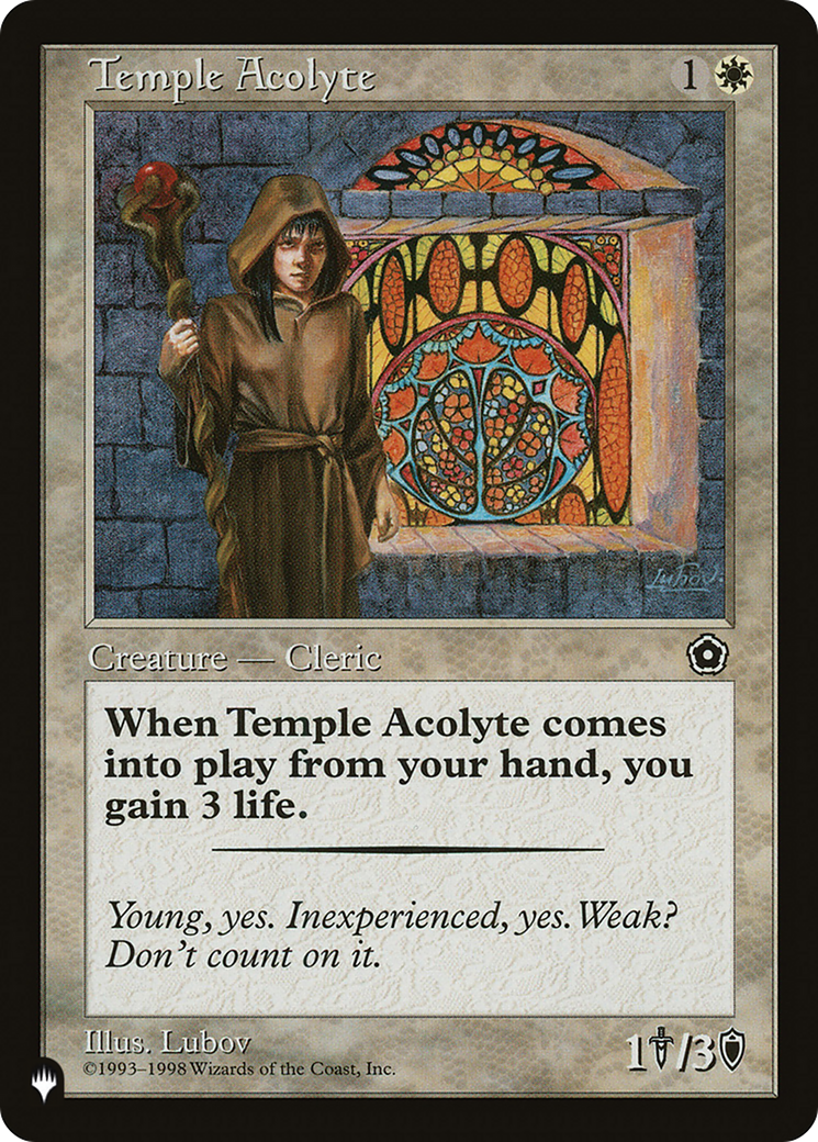 Temple Acolyte [The List] | The CG Realm