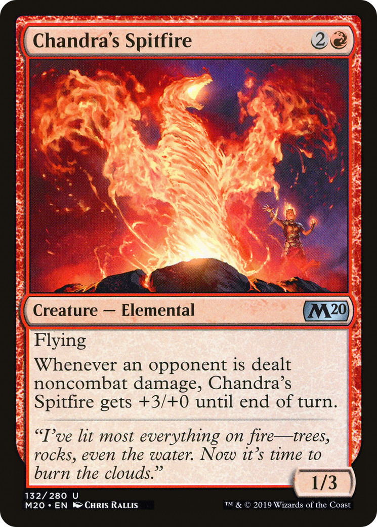 Chandra's Spitfire (M20-132) - Core Set 2020