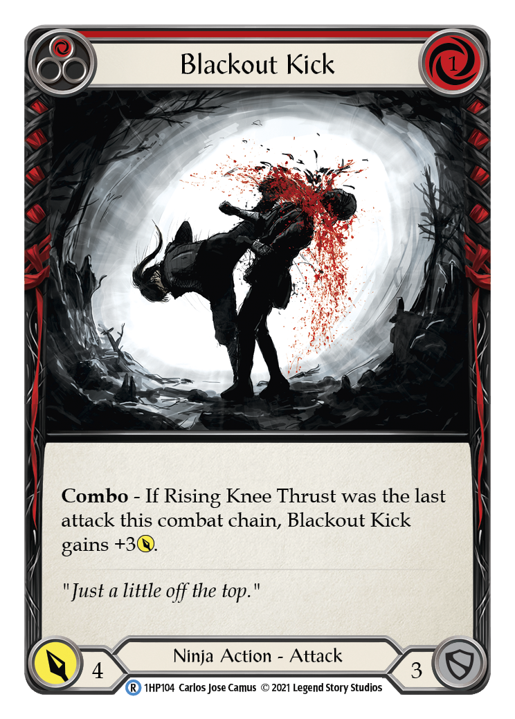 Blackout Kick (Red) [1HP104] (History Pack 1) | The CG Realm