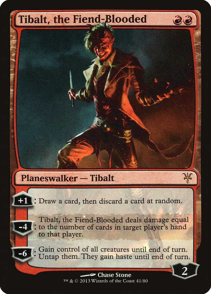 Tibalt, the Fiend-Blooded (DDK-041) - Duel Decks: Sorin vs. Tibalt Foil