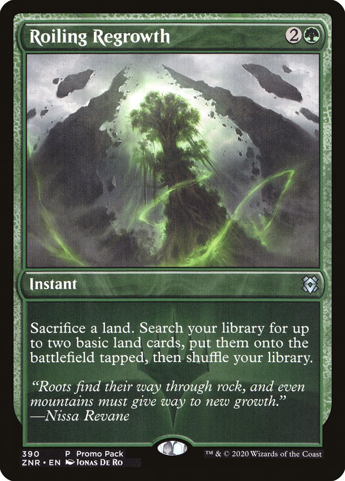 Roiling Regrowth (Promo Pack) [Zendikar Rising Promos] | The CG Realm