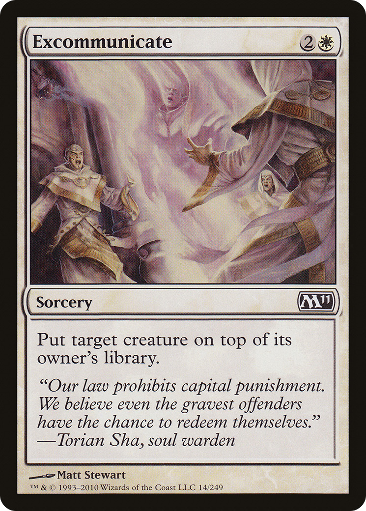 Excommunicate (M11-014) - Magic 2011