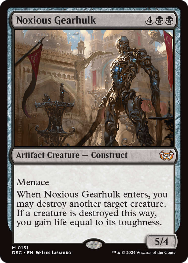Noxious Gearhulk [Duskmourn: House of Horror Commander] | The CG Realm