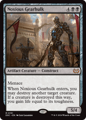 Noxious Gearhulk [Duskmourn: House of Horror Commander] | The CG Realm