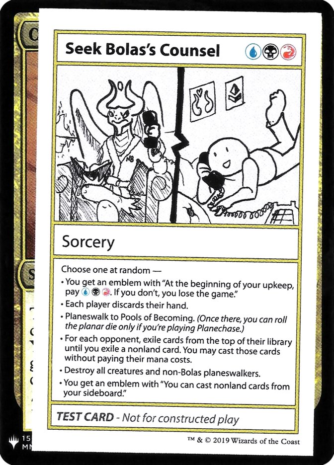 Seek Bolas's Counsel [Mystery Booster Playtest Cards] | The CG Realm