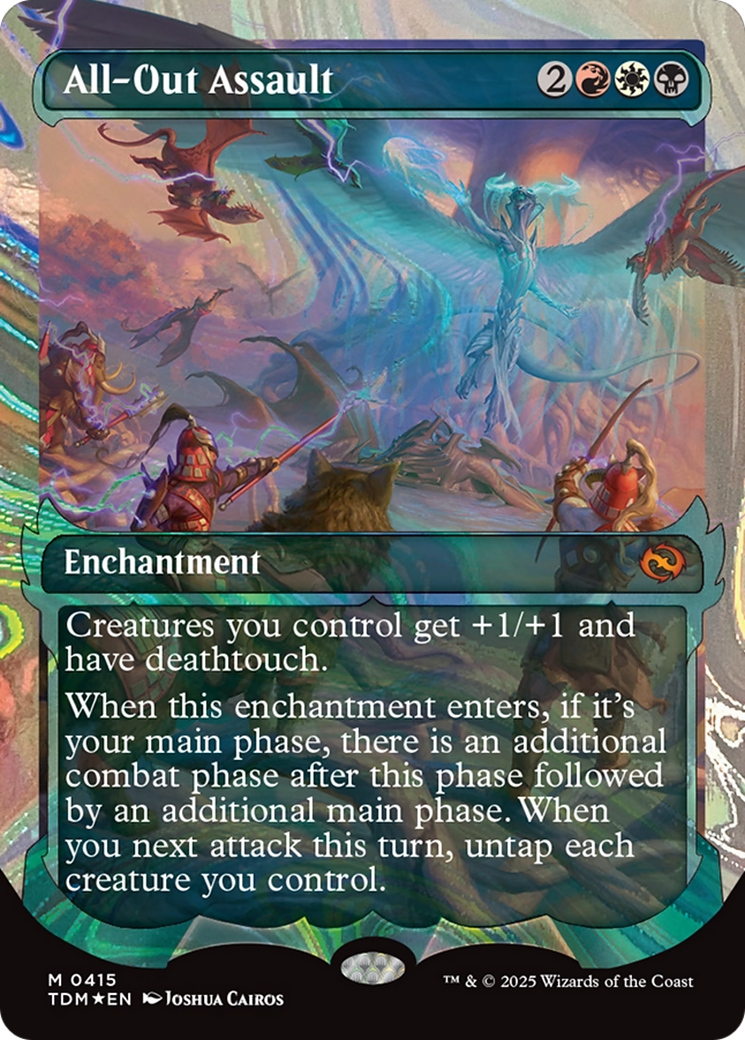 All-Out Assault (Showcase) (Halo Foil) [Tarkir: Dragonstorm] | The CG Realm