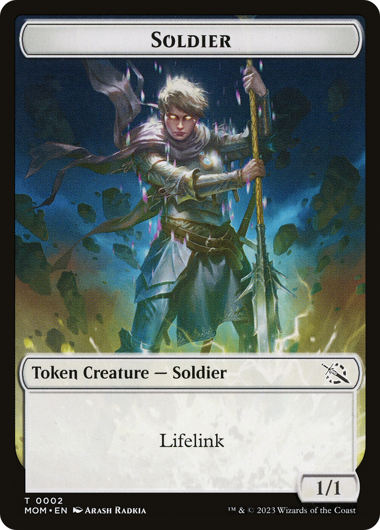 Soldier // Thopter Double-Sided Token [March of the Machine Tokens] | The CG Realm