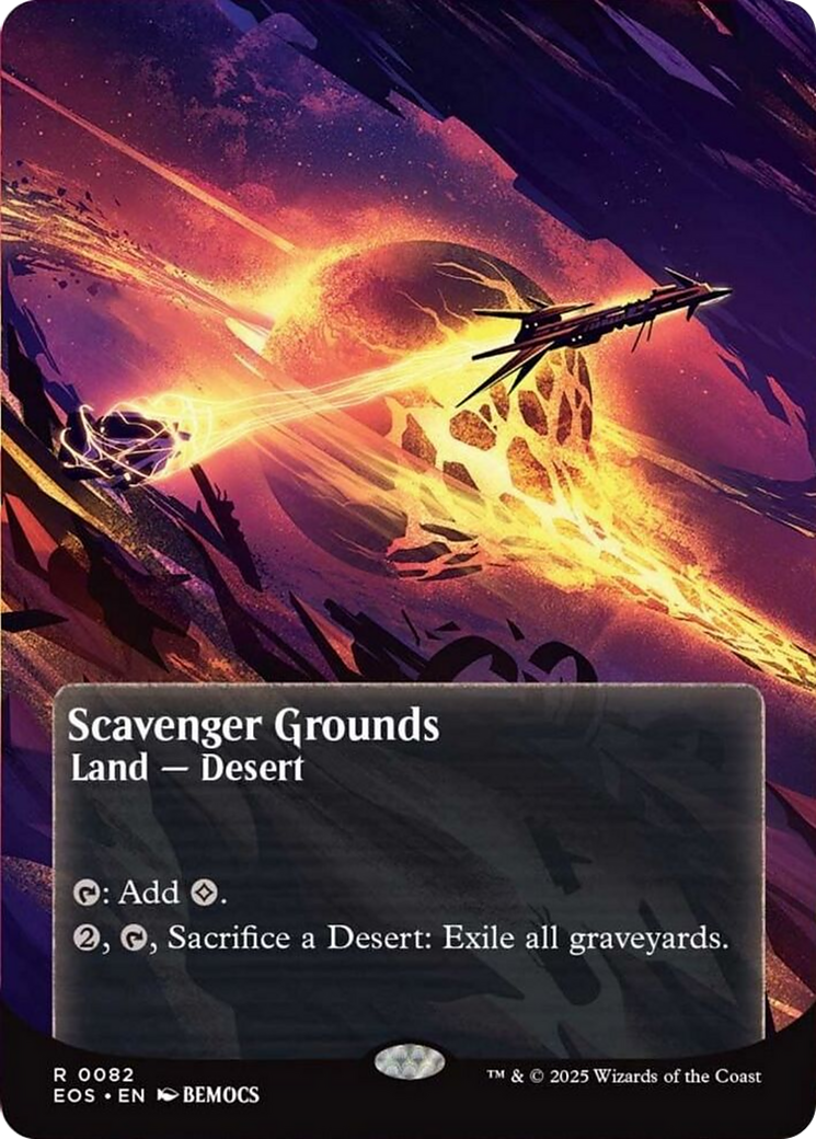 Scavenger Grounds (0082) (Borderless) [Edge of Eternities: Stellar Sights] | The CG Realm