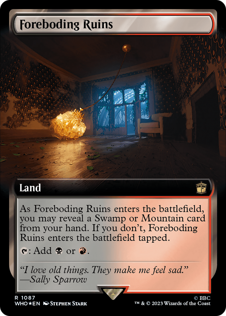 Foreboding Ruins (Extended Art) (Surge Foil) [Doctor Who] | The CG Realm