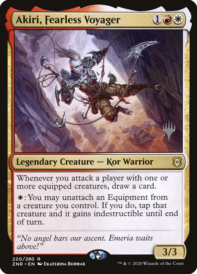 Akiri, Fearless Voyager (Promo Pack) [Zendikar Rising Promos] | The CG Realm