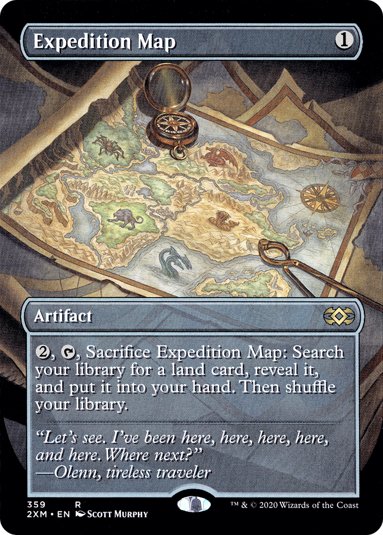 Expedition Map (Borderless) (2XM-359) - Double Masters