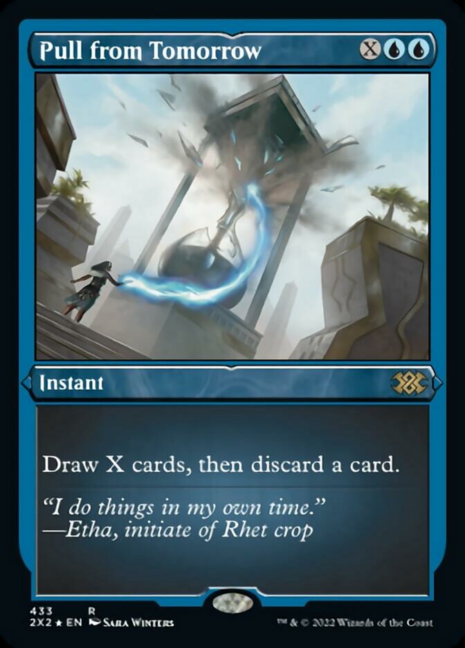 Pull from Tomorrow (Foil Etched) [Double Masters 2022] | The CG Realm