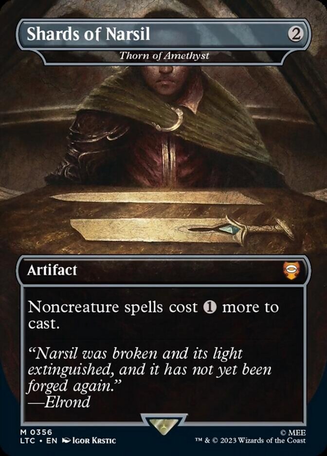 Thorn of Amethyst - Shards of Narsil [The Lord of the Rings: Tales of Middle-Earth Commander] | The CG Realm
