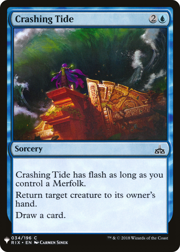 Crashing Tide (LIST-RIX-34) - The List