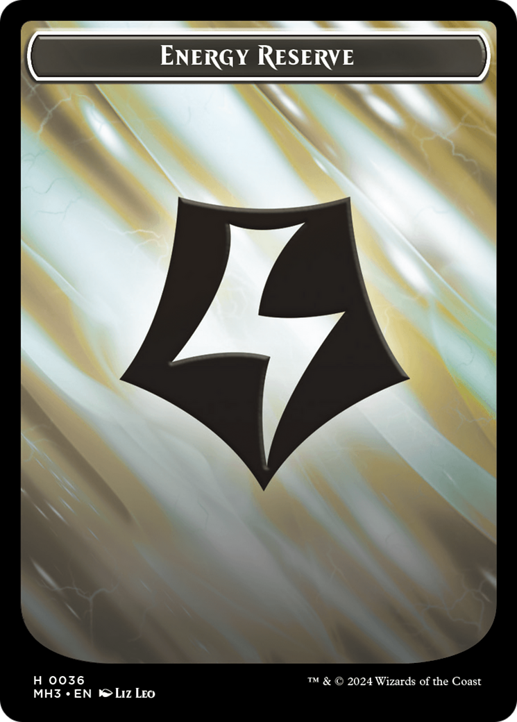 Plant // Energy Reserve Double-Sided Token (MH3-26 // 36) - Modern Horizons 3