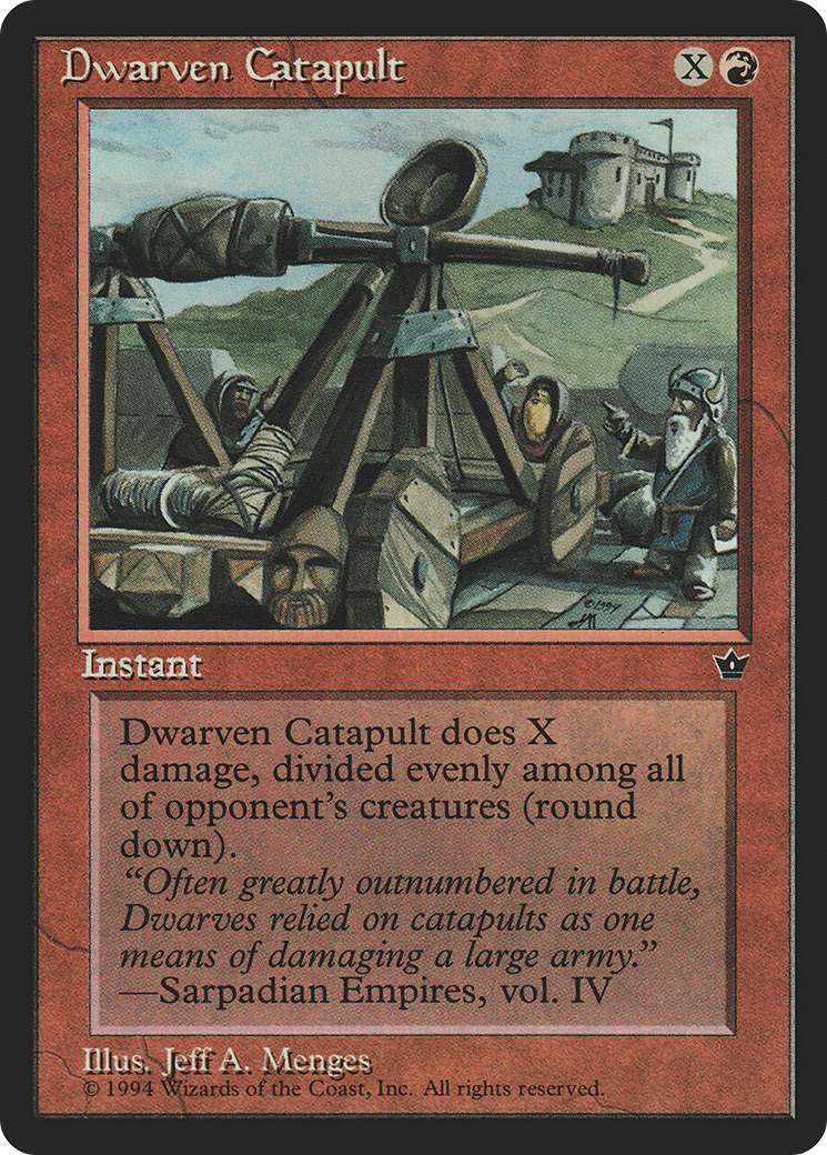 Dwarven Catapult (FEM-) - Fallen Empires