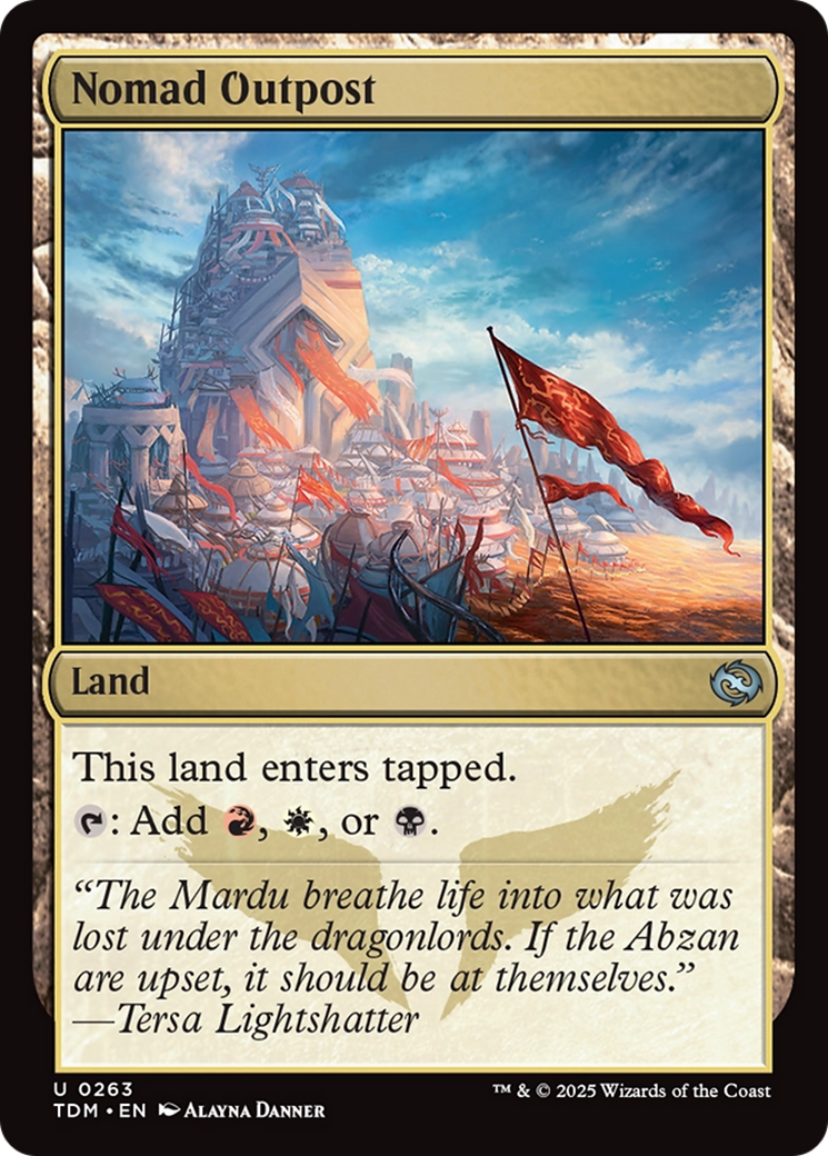 Nomad Outpost [Tarkir: Dragonstorm] | The CG Realm