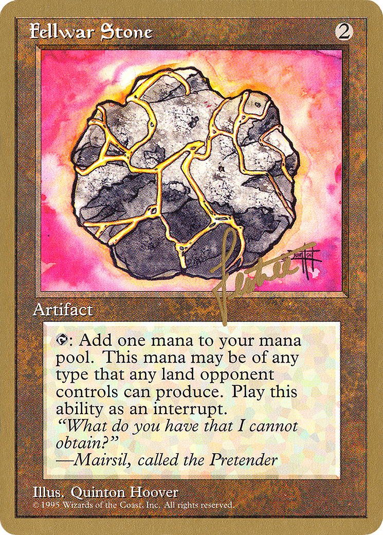 Fellwar Stone - 1996 Bertrand Lestree (4ED) (WCD-) - Pro Tour Collector Set