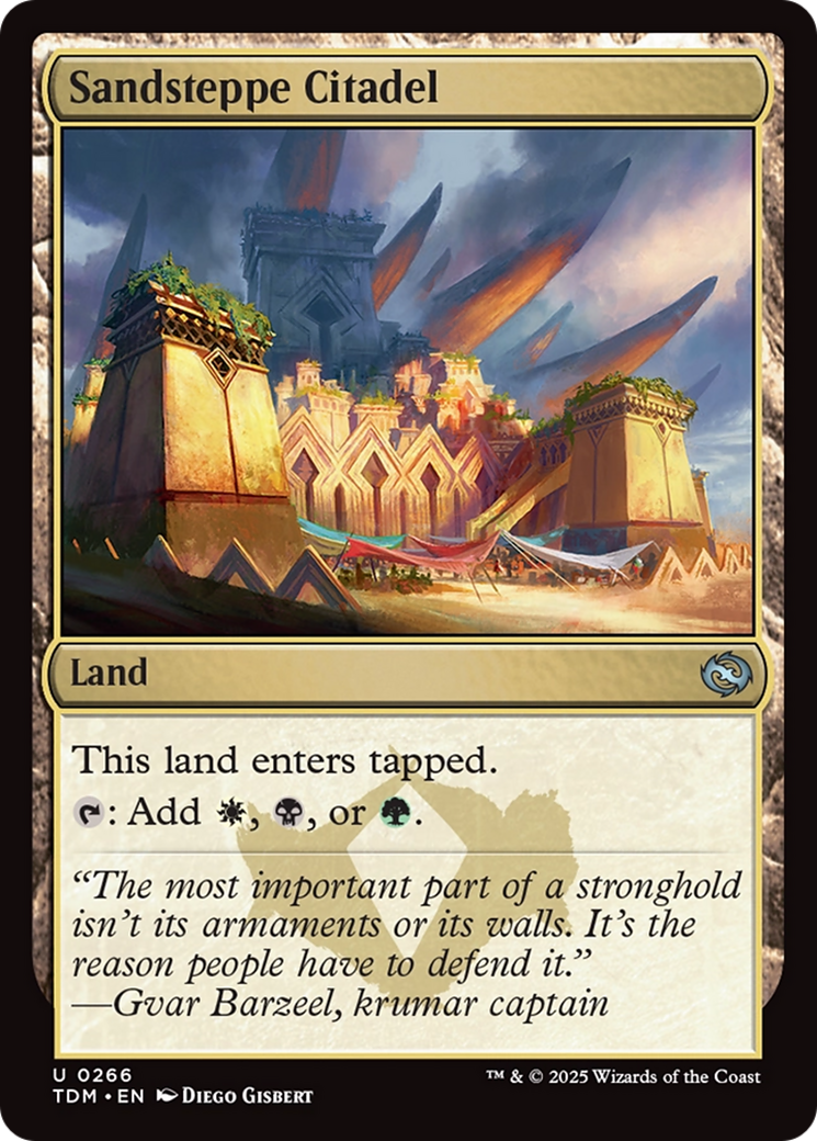 Sandsteppe Citadel [Tarkir: Dragonstorm] | The CG Realm