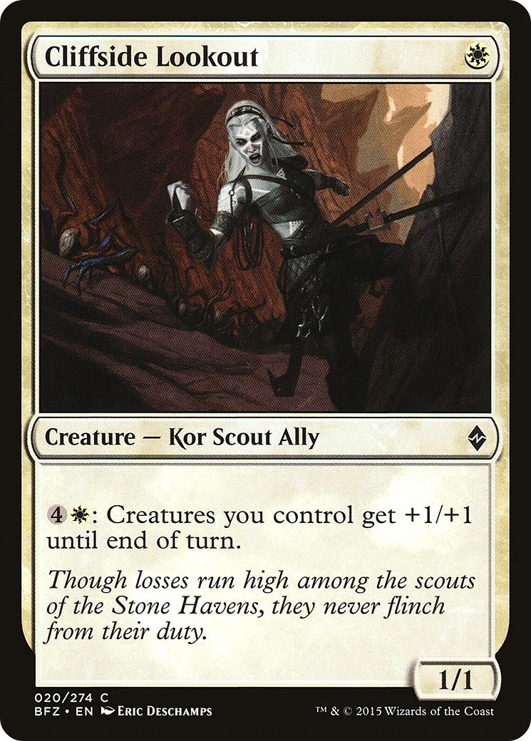 Cliffside Lookout (BFZ-020) - Battle for Zendikar