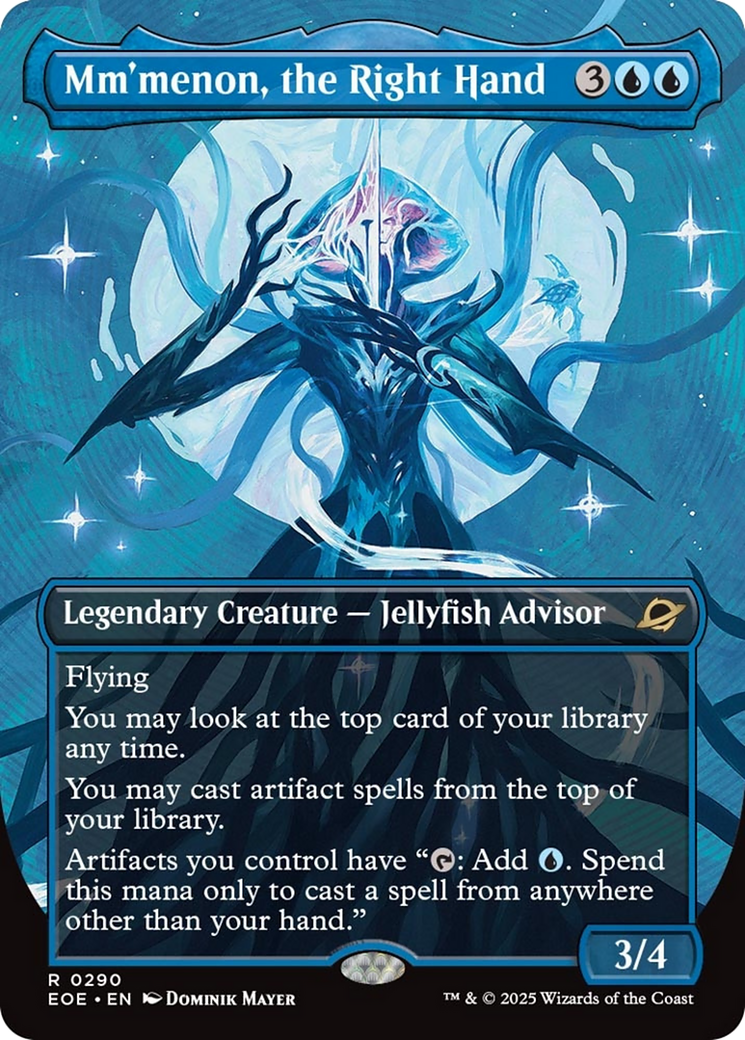Mm'menon, the Right Hand (Borderless) [Edge of Eternities] | The CG Realm