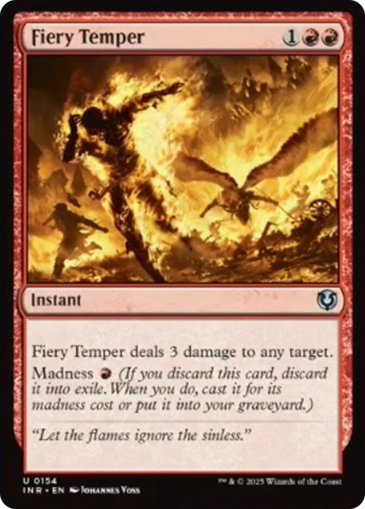 Fiery Temper [Innistrad Remastered] | The CG Realm