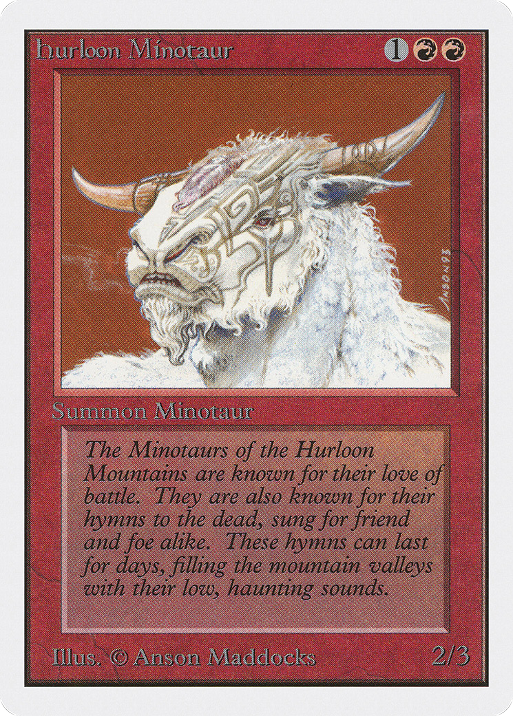 Hurloon Minotaur (2ED-) - Unlimited Edition