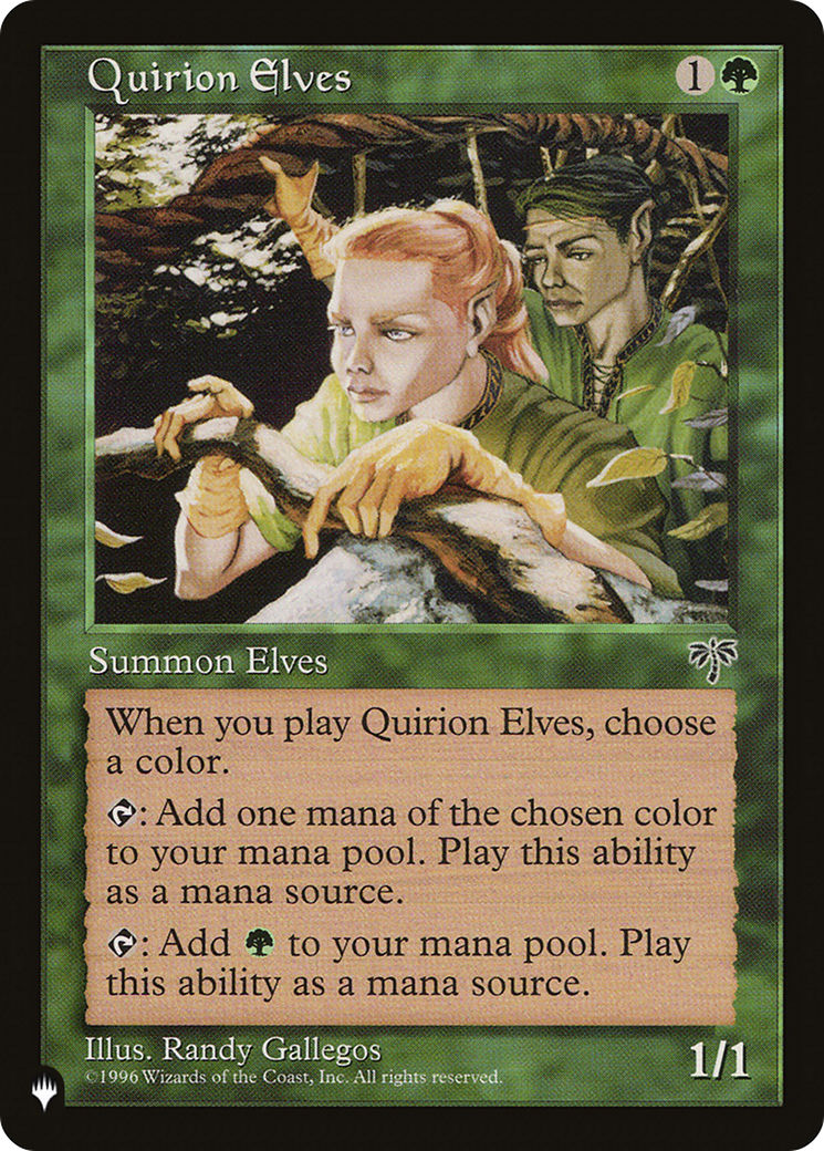 Quirion Elves [The List] | The CG Realm