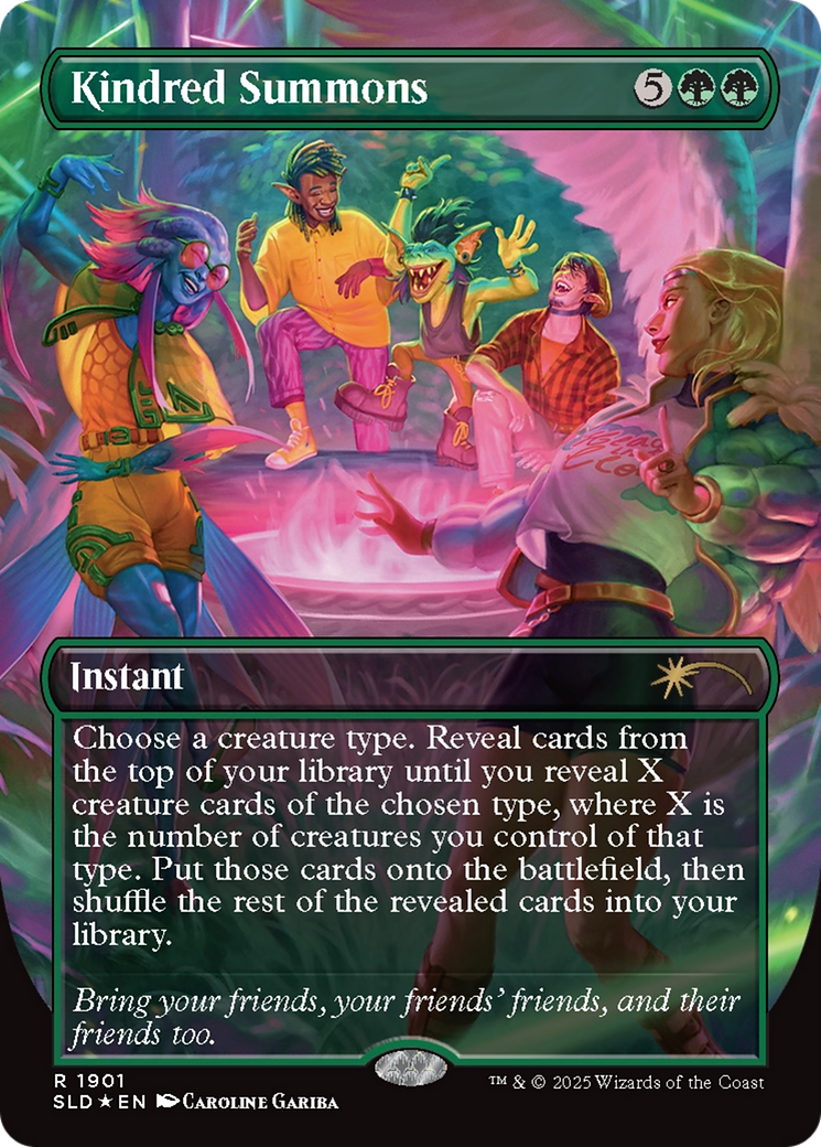 Kindred Summons (Double Rainbow Foil) [Secret Lair Drop Series] | The CG Realm