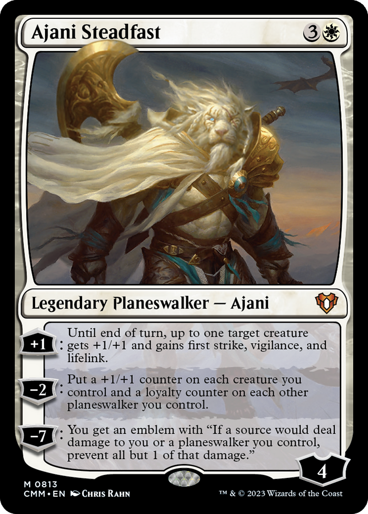Ajani Steadfast [Commander Masters] | The CG Realm