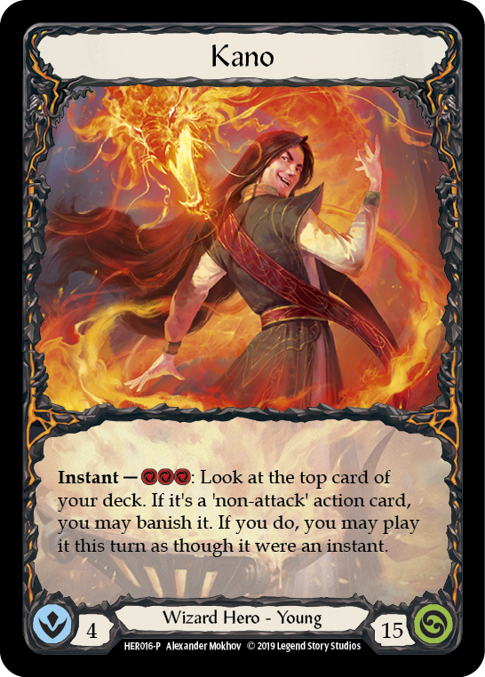Kano [HER016-P] (Promo)  1st Edition Rainbow Foil | The CG Realm