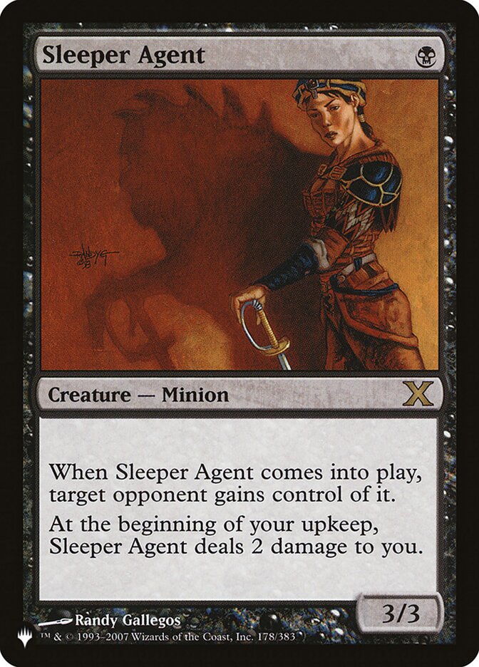 Sleeper Agent [The List] | The CG Realm