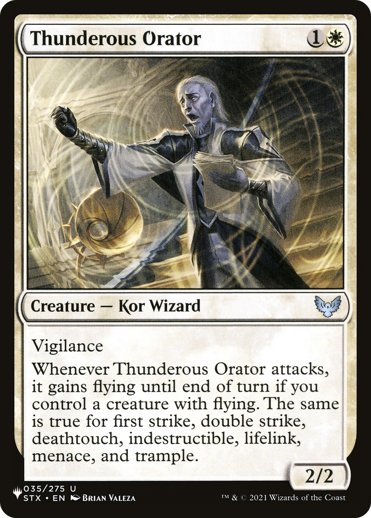 Thunderous Orator [The List] | The CG Realm