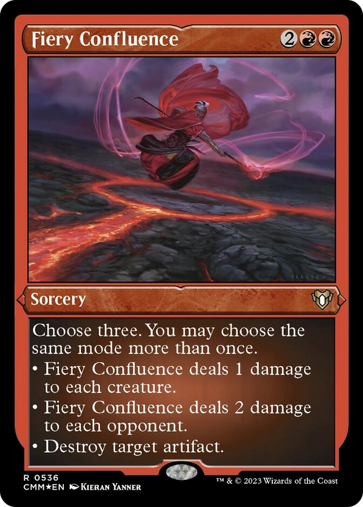 Fiery Confluence (Foil Etched) [Commander Masters] | The CG Realm