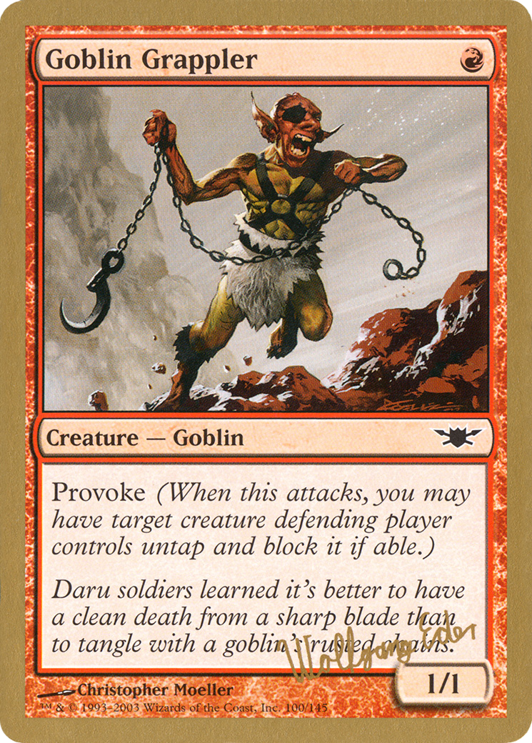 Goblin Grappler - 2003 Wolfgang Eder (LGN) (WCD-) - World Championship Decks 2003