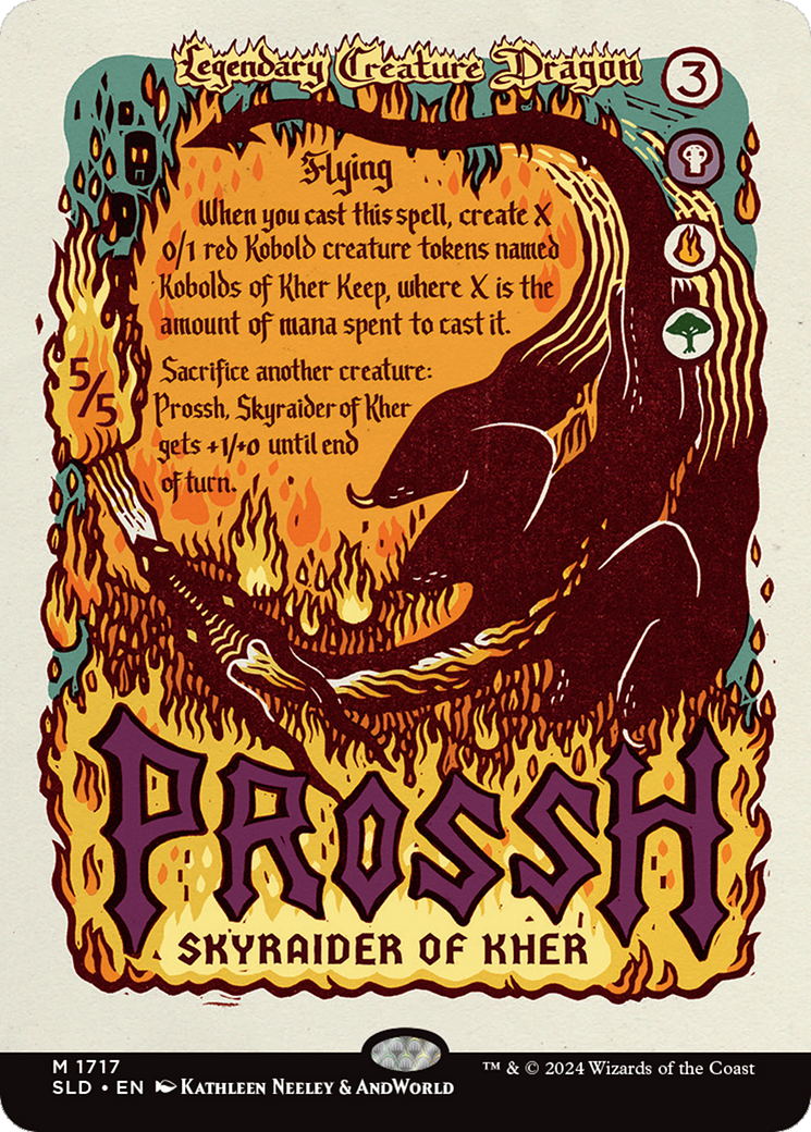 Prossh, Skyraider of Kher (Rainbow Foil) [Secret Lair Drop Series] | The CG Realm