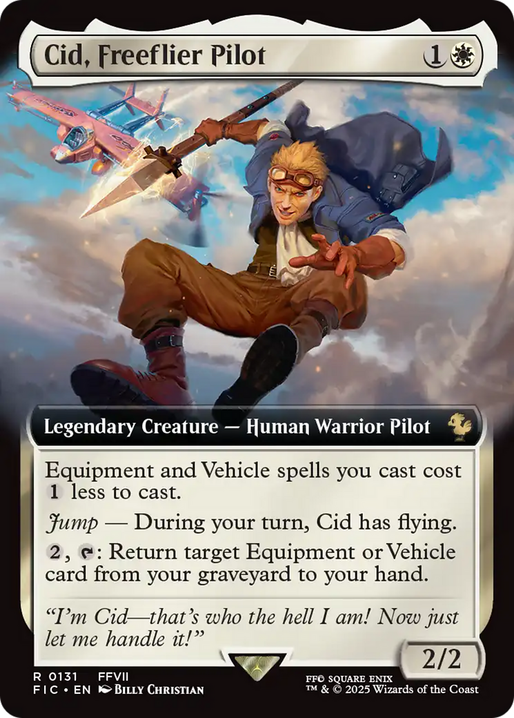 Cid, Freeflier Pilot (Extended Art) [FINAL FANTASY Commander] | The CG Realm
