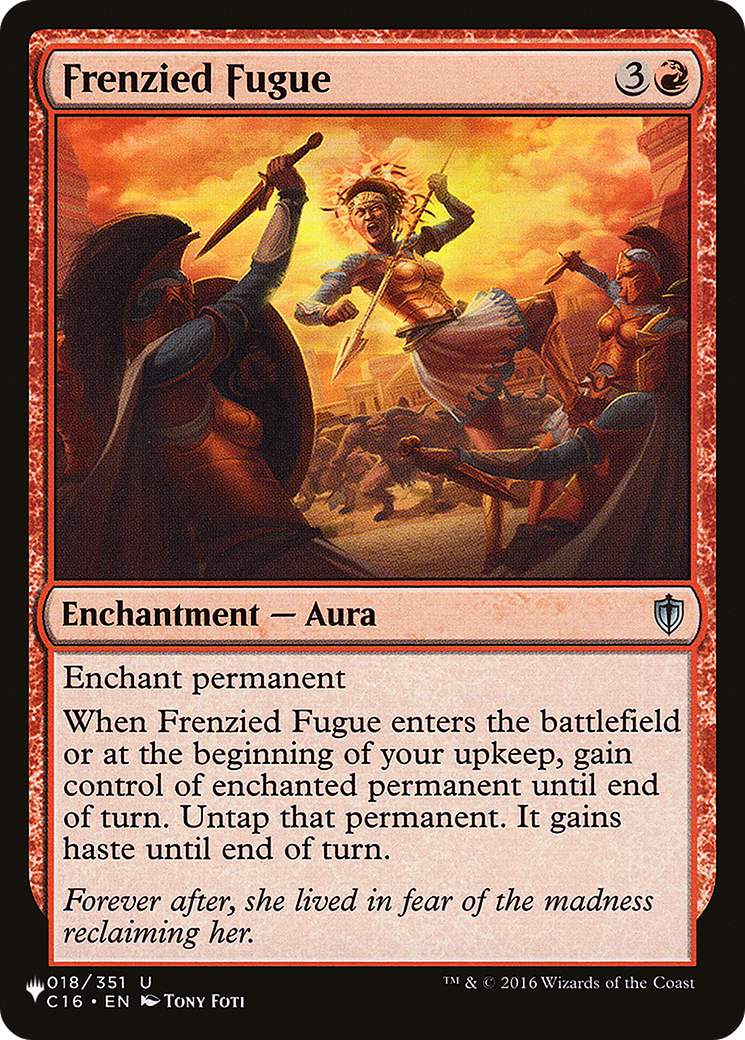 Frenzied Fugue [The List] | The CG Realm