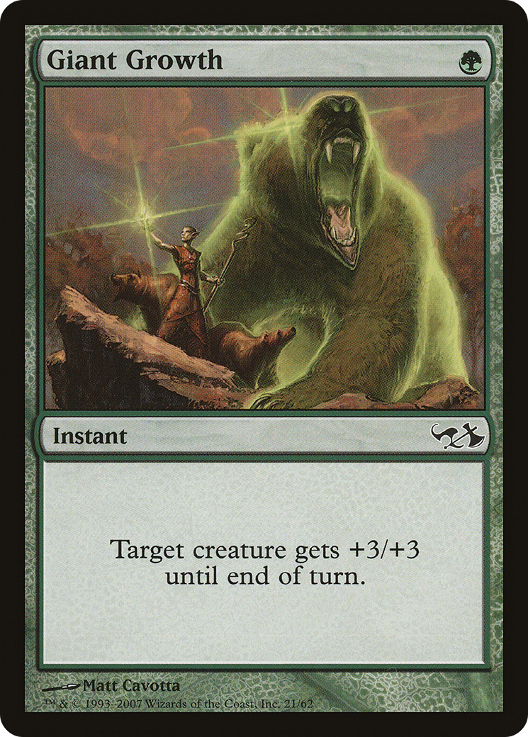 Giant Growth (EVG-021) - Duel Decks: Elves vs. Goblins