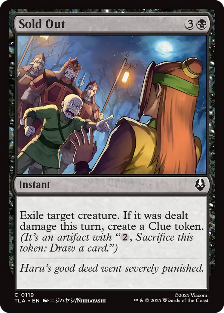 Sold Out [Avatar: The Last Airbender] | The CG Realm