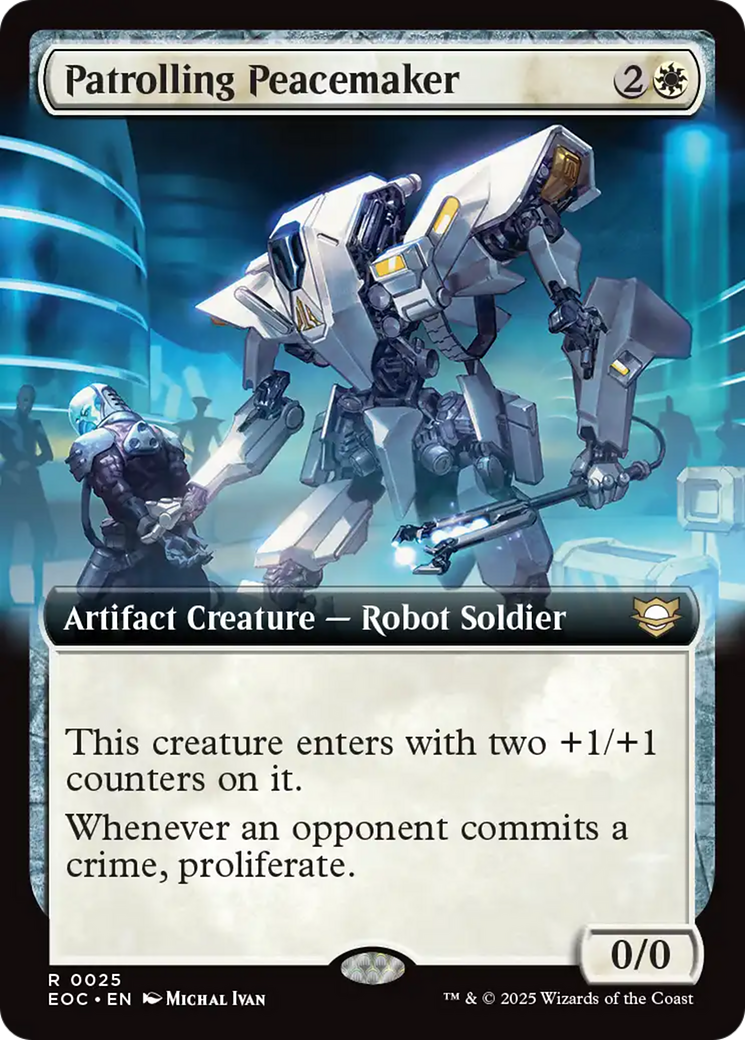 Patrolling Peacemaker (Extended Art) [Edge of Eternities Commander] | The CG Realm