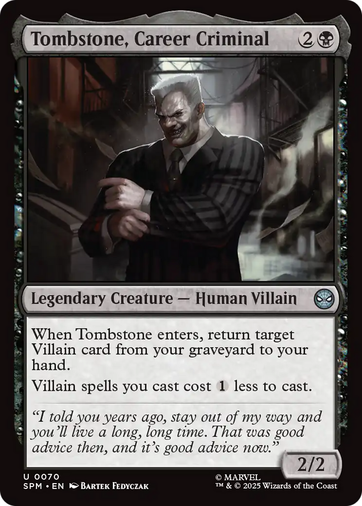 Tombstone, Career Criminal [Marvel's Spider-Man] | The CG Realm