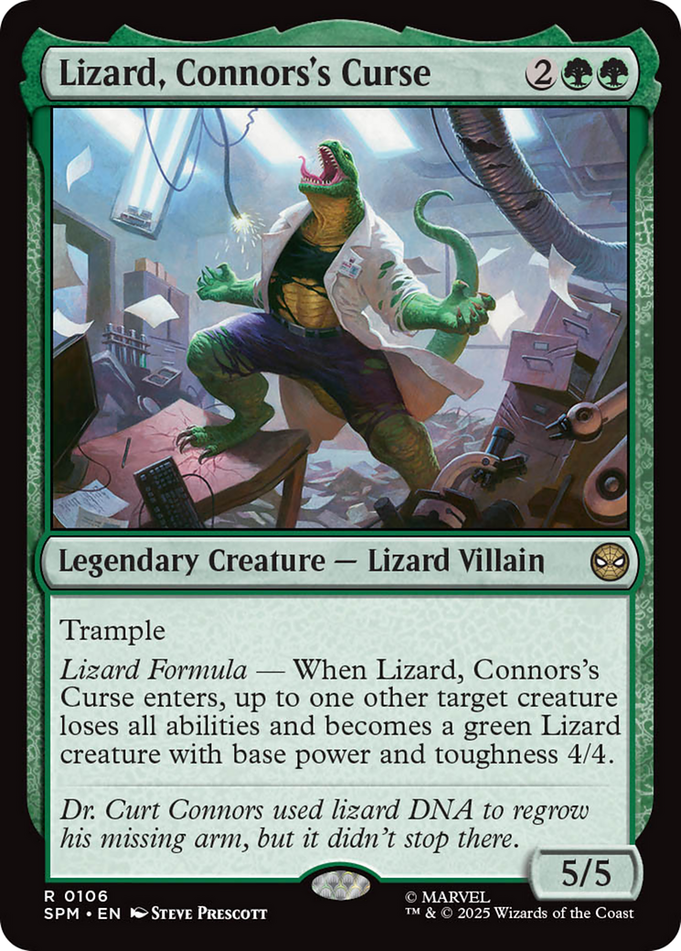 Lizard, Connors's Curse [Marvel's Spider-Man] | The CG Realm