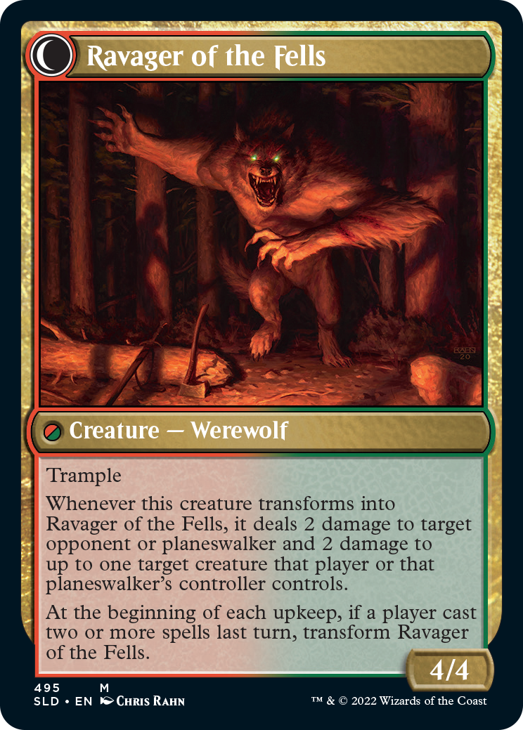 Huntmaster of the Fells (SLD-495) - Secret Lair Drop: (Double Faced Transform)