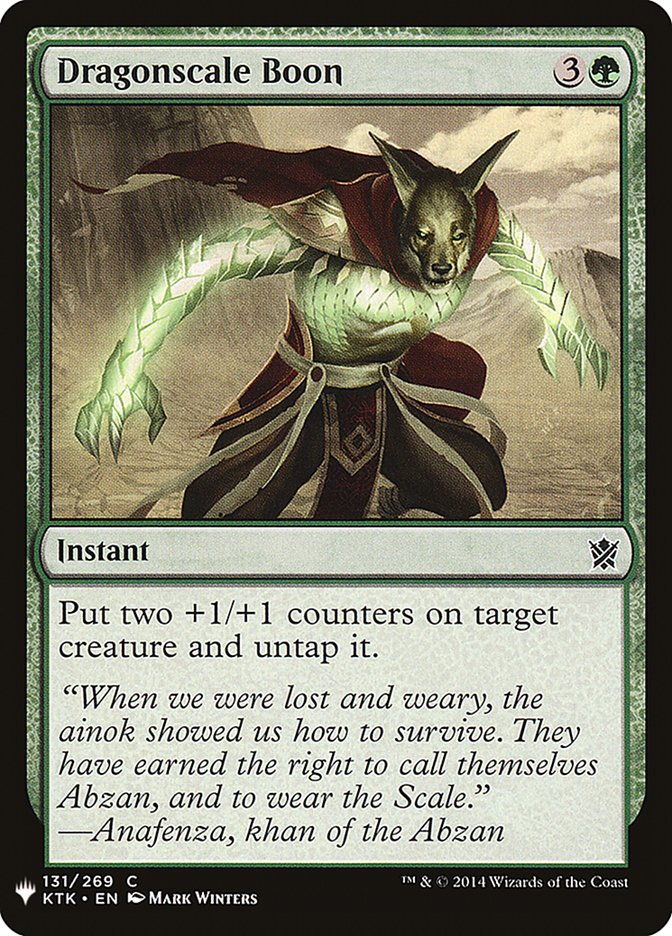 Dragonscale Boon [Mystery Booster] | The CG Realm