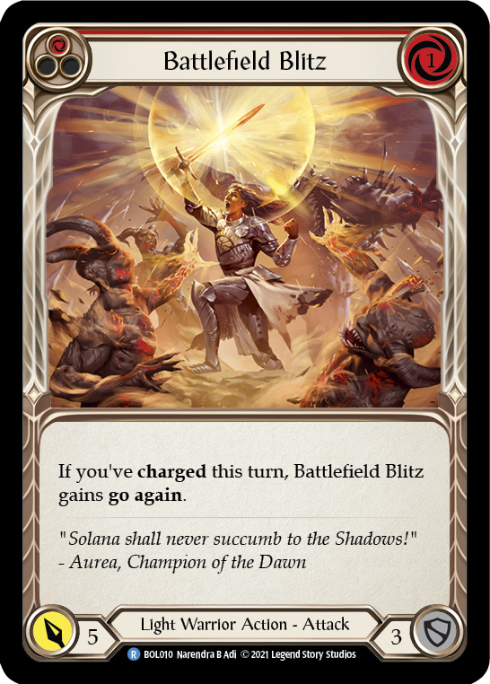 Battlefield Blitz (Red) [BOL010] (Monarch Boltyn Blitz Deck) | The CG Realm