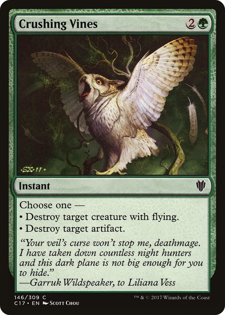 Crushing Vines (C17-146) - Commander 2017